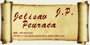 Jelisav Peurača vizit kartica